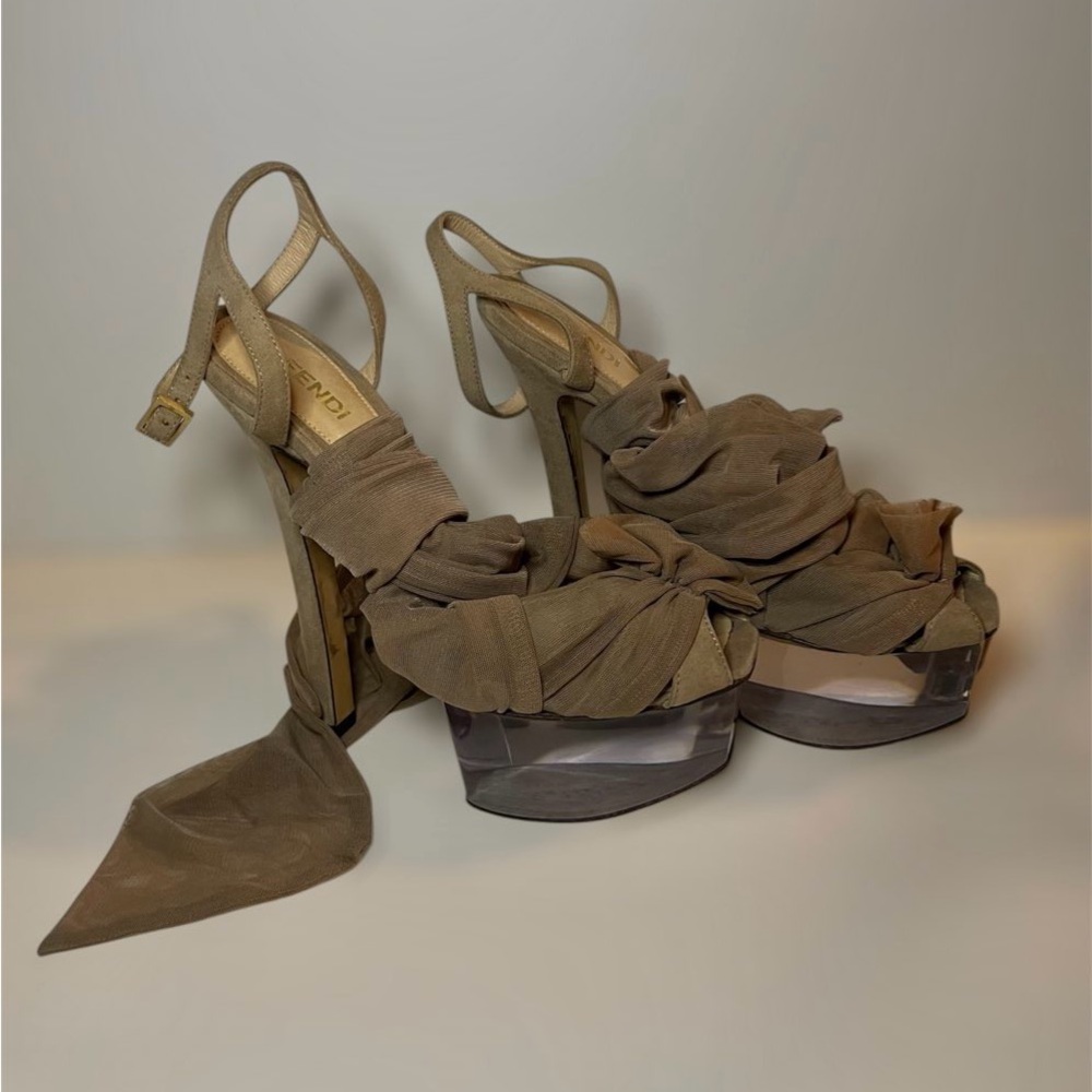 Fendi S/S 2010 Cinderella Lucite Heels